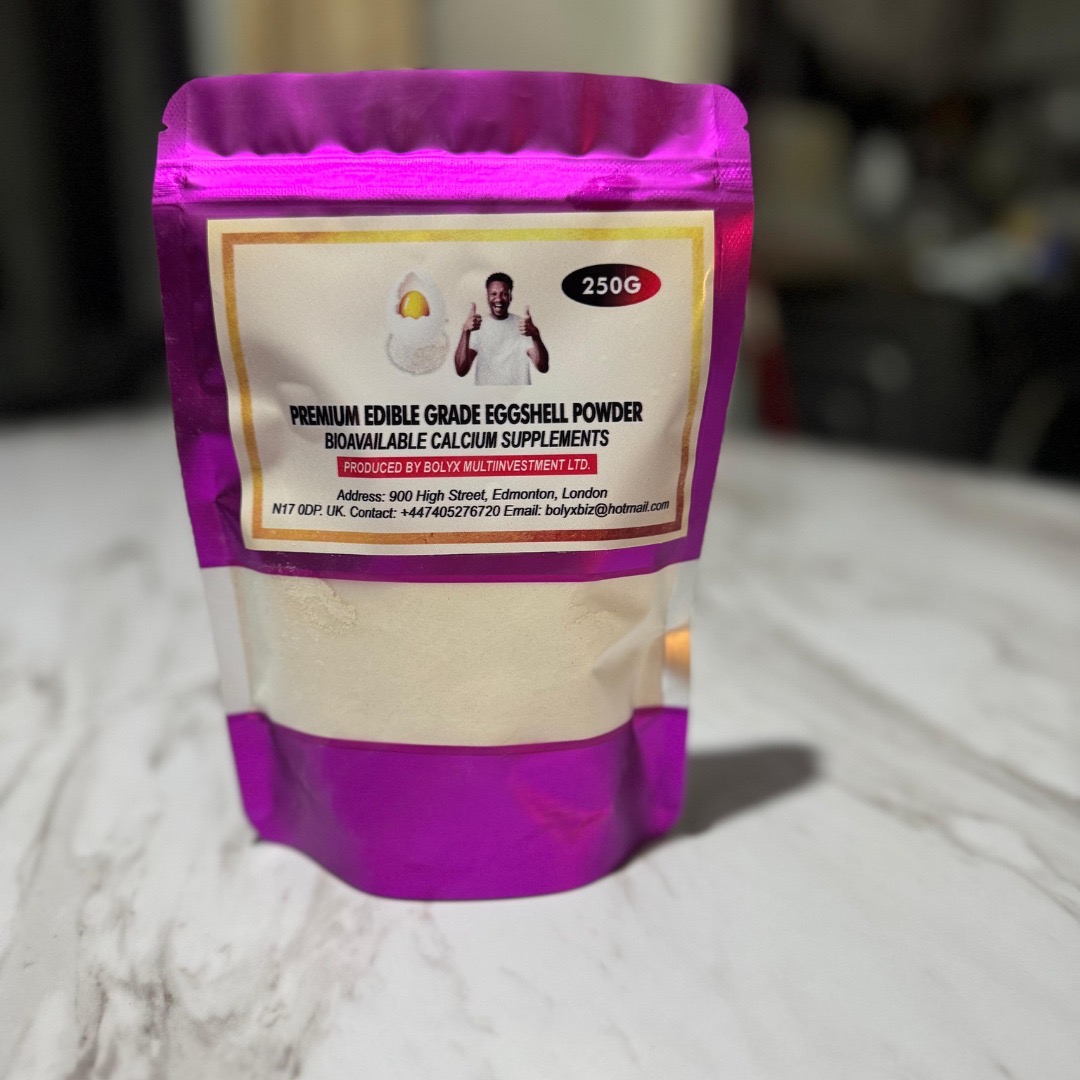 Bolyx premium edible eggshell calcium carbonated powder 